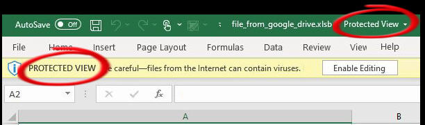 How To Disable Protected View In Excel 365 Bandit Tracker 0529