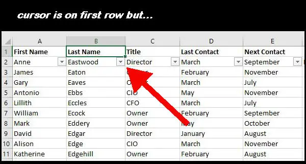 Why Is Excel Filter Not Showing All Options