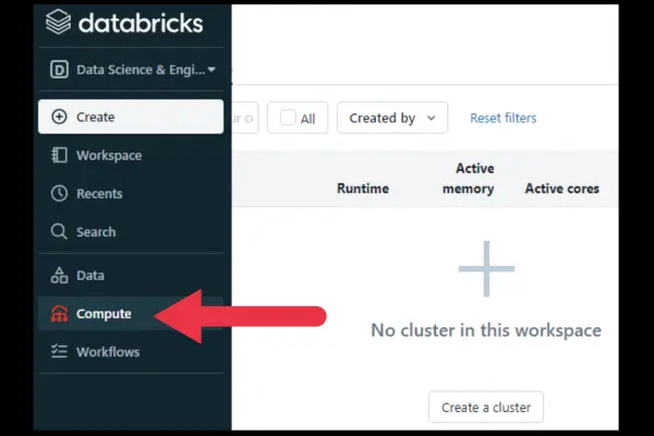 create a databricks cluster